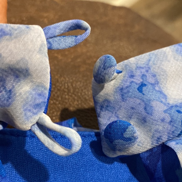 Long blue dress - Picture 7 of 8